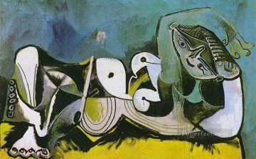  nue - Femme nue Couchee 1941 Cubismo